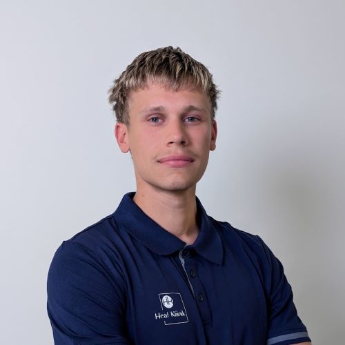 Jens Ülesoo, füsioterapeut. Pakub taastusravi, füsioteraapiat vigastustest ja traumadest taastumisel Heal Kliinikus.
